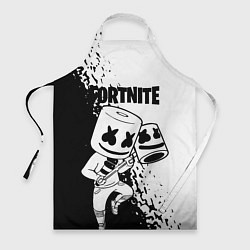 Фартук кулинарный FORTNITE MARSHMELLO, цвет: 3D-принт