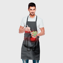 Фартук кулинарный AMONG US - IMPOSTOR, цвет: 3D-принт — фото 2