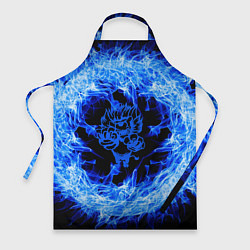Фартук кулинарный Лев в синем пламени, цвет: 3D-принт