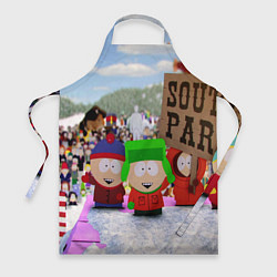 Фартук кулинарный Южный Парк South Park, цвет: 3D-принт