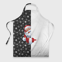 Фартук кулинарный Дедушка Мороз, цвет: 3D-принт