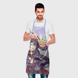 Фартук кулинарный GENSHIN IMPACT, МОНА, цвет: 3D-принт — фото 2