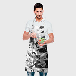 Фартук кулинарный Магическая битва манга, цвет: 3D-принт — фото 2