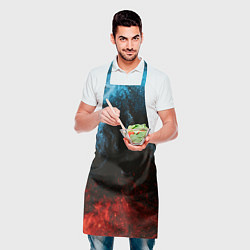 Фартук кулинарный Огонь И Вода, цвет: 3D-принт — фото 2