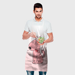 Фартук кулинарный Мультяшный мопс, цвет: 3D-принт — фото 2