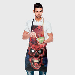 Фартук кулинарный Cannibal, цвет: 3D-принт — фото 2