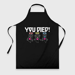 Фартук кулинарный YOU DIED, цвет: 3D-принт