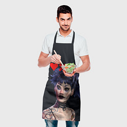 Фартук кулинарный Love, Death and Robots Lora Z, цвет: 3D-принт — фото 2