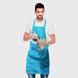 Фартук кулинарный Акула в очках, цвет: 3D-принт — фото 2