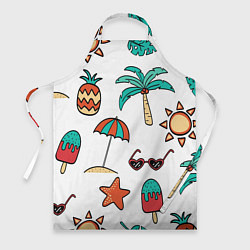 Фартук кулинарный На отдыхе, цвет: 3D-принт