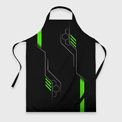 Фартук кулинарный ФУТУРИСТИЧНАЯ БРОНЯ ЗЕЛЕНАЯ, цвет: 3D-принт
