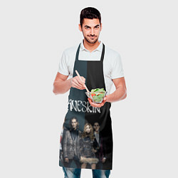 Фартук кулинарный Maneskin New heroes, цвет: 3D-принт — фото 2