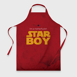 Фартук кулинарный The Weeknd - Star Boy, цвет: 3D-принт