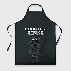 Фартук кулинарный CS GO COUNTER TERRORIS Z, цвет: 3D-принт