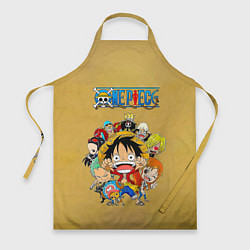 Фартук кулинарный Персонажи One Piece Большой куш, цвет: 3D-принт