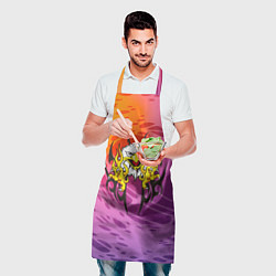 Фартук кулинарный Орел с узором, цвет: 3D-принт — фото 2