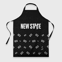 Фартук кулинарный ПАБГ New State - Соты Паттерн, цвет: 3D-принт