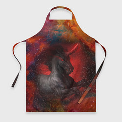 Фартук кулинарный Единорог Unicorn Z, цвет: 3D-принт