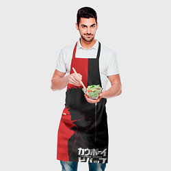 Фартук кулинарный Ковбой Бибоп с сигаретой, цвет: 3D-принт — фото 2