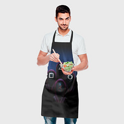 Фартук кулинарный GUARDS SQUID GAME, цвет: 3D-принт — фото 2