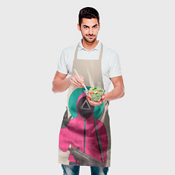 Фартук кулинарный Аве Кальмар, цвет: 3D-принт — фото 2
