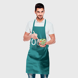 Фартук кулинарный Игрок в кальмара 067, цвет: 3D-принт — фото 2