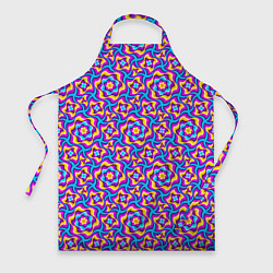 Фартук кулинарный Красочный фон с цветами, цвет: 3D-принт