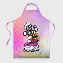 Фартук кулинарный Skid and Pump Friday Night Funkin, цвет: 3D-принт