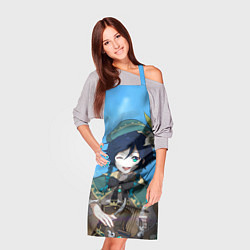 Фартук кулинарный Венти Genshin Impact, цвет: 3D-принт — фото 2