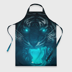 Фартук кулинарный Неоновый водяной тигр 2022, цвет: 3D-принт
