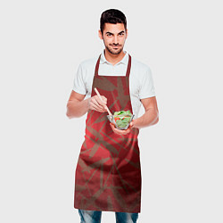 Фартук кулинарный Бардак Red-Gold Theme, цвет: 3D-принт — фото 2