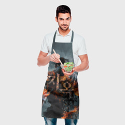 Фартук кулинарный ЗОВ АДА HELLBOUND, цвет: 3D-принт — фото 2