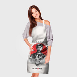 Фартук кулинарный Бумажный дом Профессор la casa, цвет: 3D-принт — фото 2