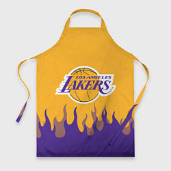 Фартук LA LAKERS NBA FIRE ЛЕЙКЕРС ОГОНЬ