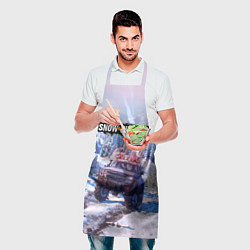 Фартук кулинарный SnowRunner Гонки по бездорожью, цвет: 3D-принт — фото 2