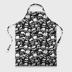Фартук кулинарный Screaming skulls, цвет: 3D-принт