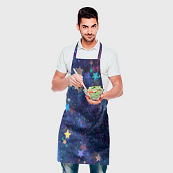 Фартук кулинарный Звездное небо мечтателя, цвет: 3D-принт — фото 2