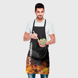 Фартук кулинарный Umbrella Corporation Огонь, цвет: 3D-принт — фото 2