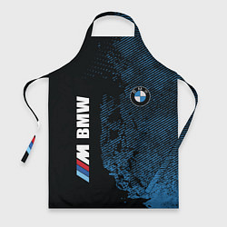 Фартук кулинарный BMW M Series Синий Гранж, цвет: 3D-принт