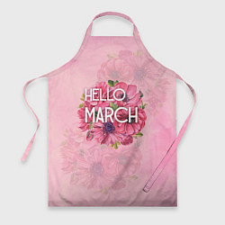 Фартук кулинарный Hello march, цвет: 3D-принт