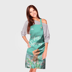 Фартук кулинарный Hello spring, цвет: 3D-принт — фото 2