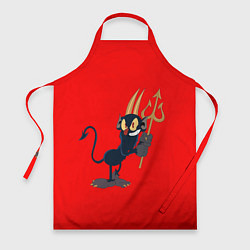 Фартук кулинарный Дьявол персонаж Cuphead, цвет: 3D-принт