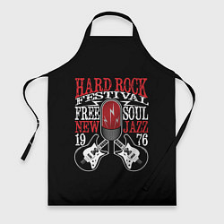 Фартук кулинарный HARD ROCK FESTIVAL, цвет: 3D-принт