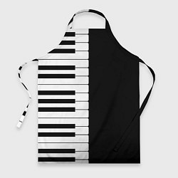 Фартук Черно-Белое Пианино Piano