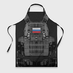 Фартук кулинарный Бронежилет армии России, цвет: 3D-принт