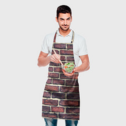 Фартук кулинарный Brick Wall, цвет: 3D-принт — фото 2