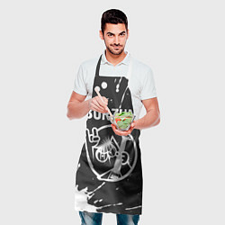 Фартук кулинарный Burzum КОТ Краска, цвет: 3D-принт — фото 2