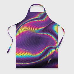 Фартук Neon fashion pattern Wave