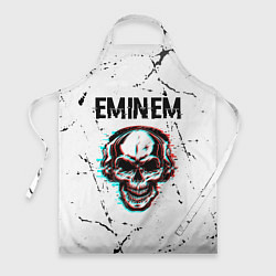 Фартук кулинарный Eminem ЧЕРЕП Потертости, цвет: 3D-принт