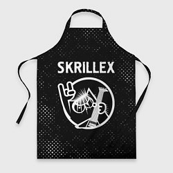 Фартук кулинарный Skrillex - КОТ - Потертости, цвет: 3D-принт